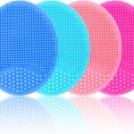 Silicone Facial Cleansing Brush - 4 Pack Face Scrubber & Exfoliator for Deep