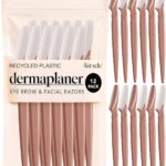 Kitsch Dermaplane Razor for Women Face – Face Razors for Women & Men, Eye Brow Razors